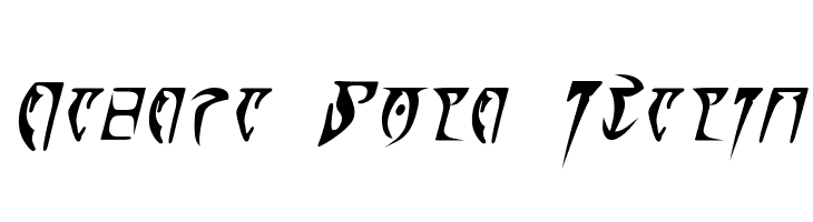 Daedra Bold Italic  フリーフォントのダウンロード