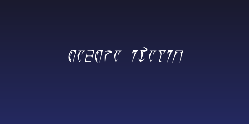 Daedra Italic Social Header