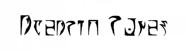 Daedric Runes  नि: शुल्क फ़ॉन्ट्स डाउनलोड
