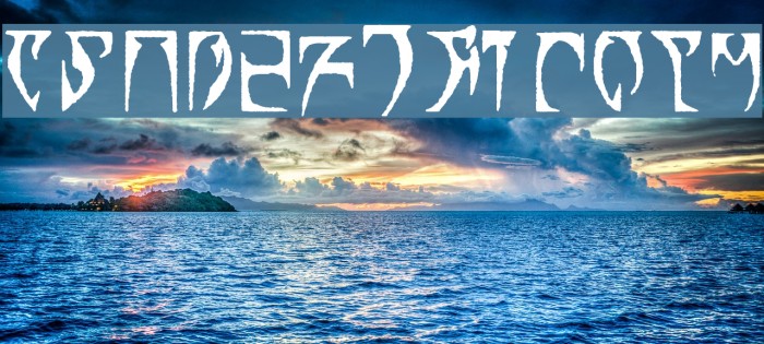 Daedric Runes Font examples
