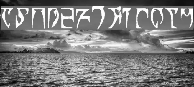 Daedric Runes Шрифта examples