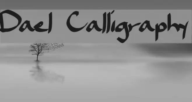 Dael Calligraphy Example 3