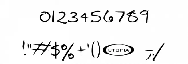 Dael Neu フォント その他の文字