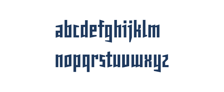 Daela-Bold Lowercase