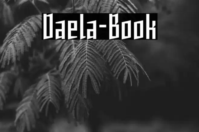 Daela-Book Font examples