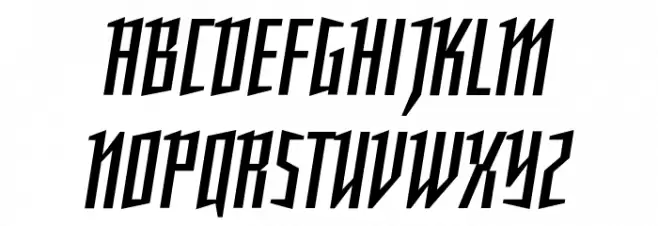 Daela-Italic Fonte MAIÚSCULAS