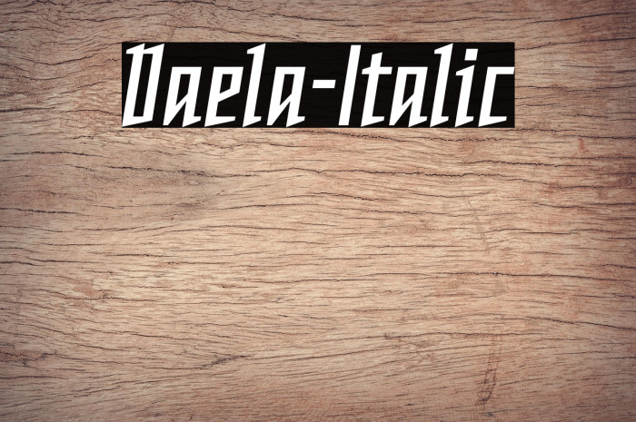 Daela-Italic Example 1