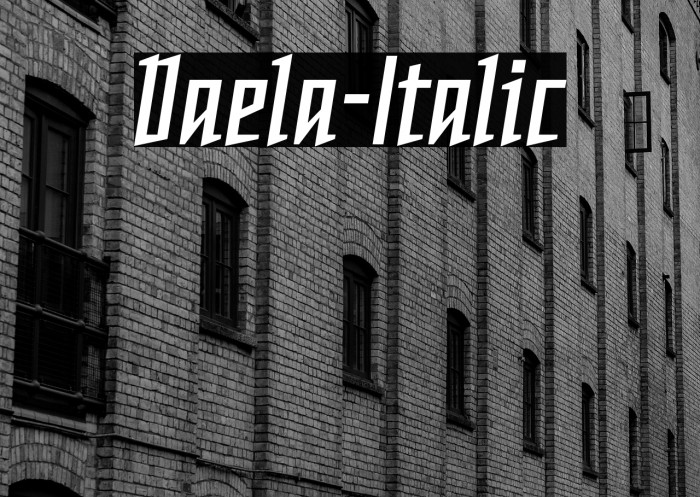 Daela-Italic Example 3