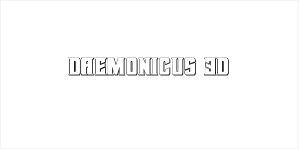 Daemonicus 3D Logo