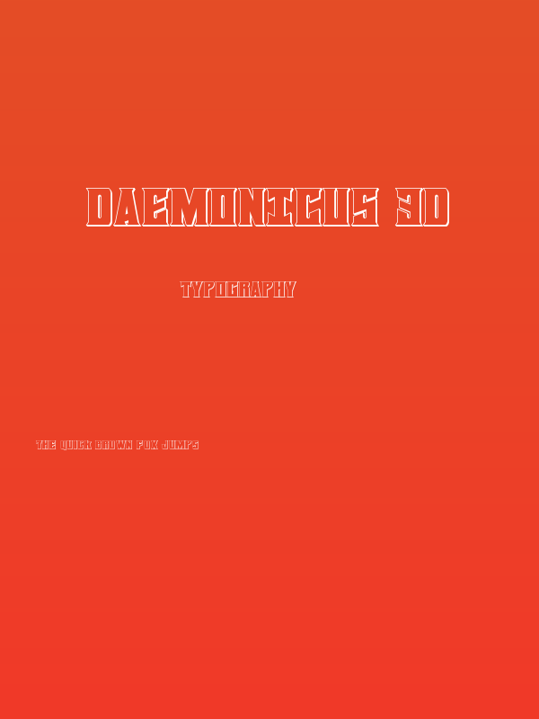 Daemonicus 3D Poster