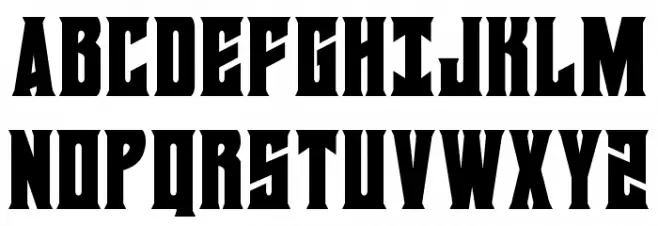 Daemonicus Condensed Шрифта ВЕРХНИЙ