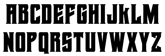 Daemonicus Condensed Font LOWERCASE