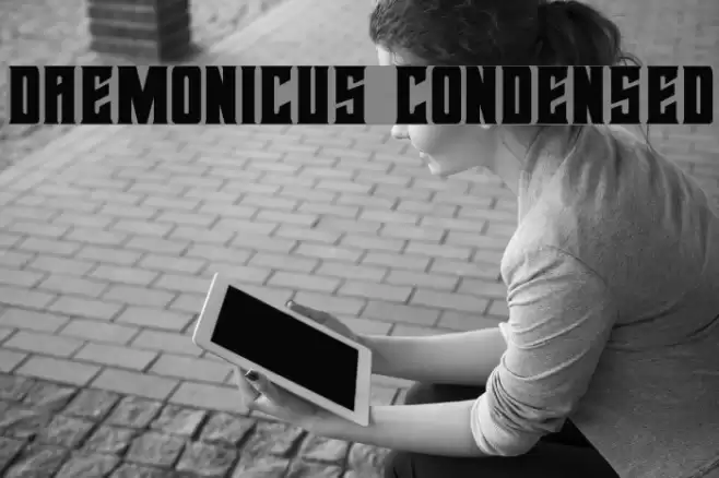 Daemonicus Condensed Font examples