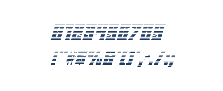 Daemonicus Gradient Italic Other Characters