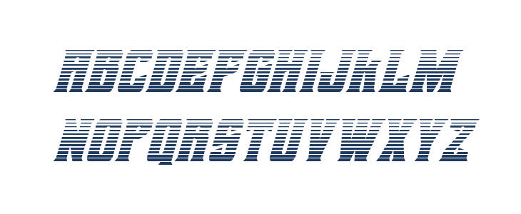 Daemonicus Gradient Italic Lowercase