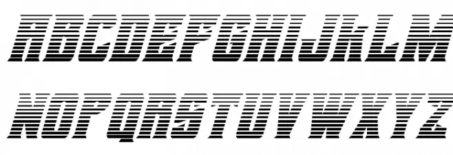 Daemonicus Gradient Italic 字体 小写