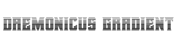 Daemonicus Gradient  Frei Schriftart Herunterladen