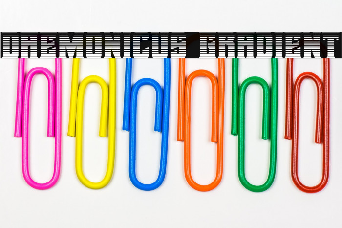 Daemonicus Gradient Font examples