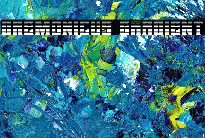 Daemonicus Gradient Font examples