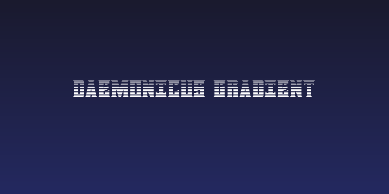 Daemonicus Gradient Social Header