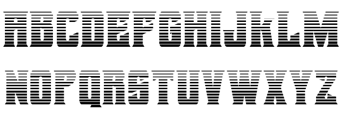 Daemonicus Gradient Font LOWERCASE