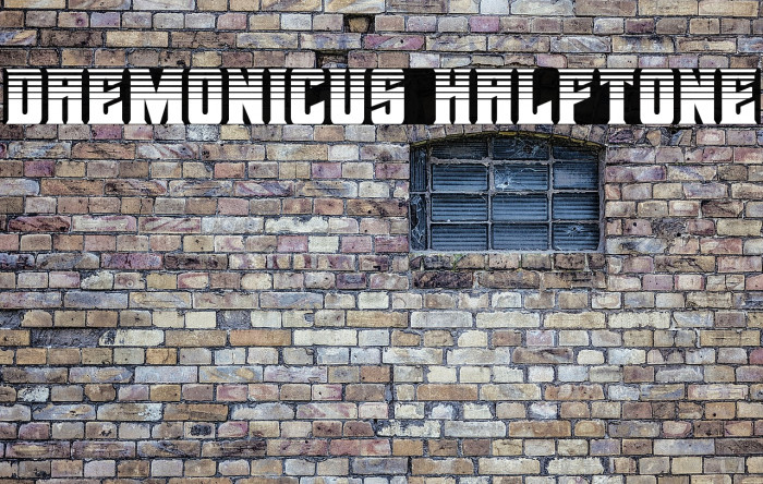 Daemonicus Halftone Font examples
