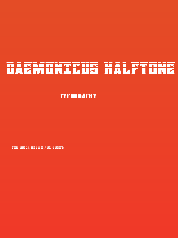 Daemonicus Halftone Poster