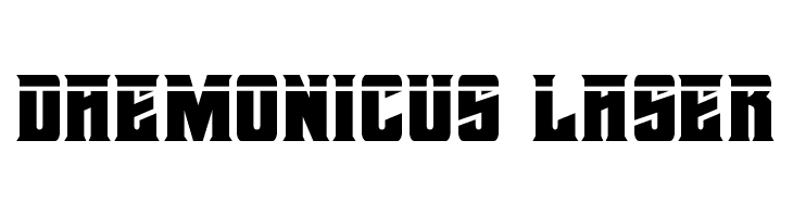 Daemonicus Laser Font