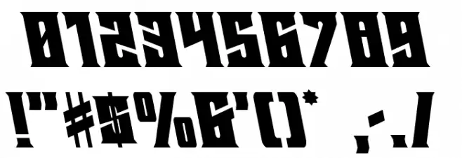 Daemonicus Leftalic Font OTHER CHARS