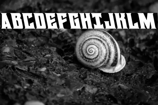 Daemonicus Leftalic Font examples