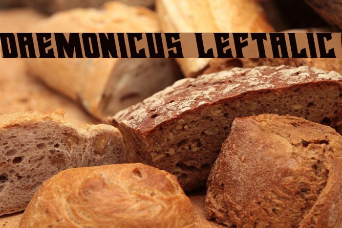 Daemonicus Leftalic Font examples