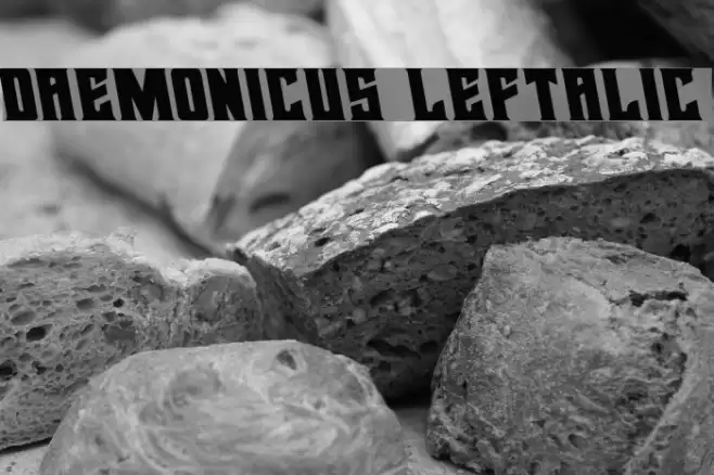 Daemonicus Leftalic Font examples