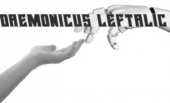 Daemonicus Leftalic Font examples