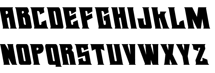 Daemonicus Leftalic Font LOWERCASE