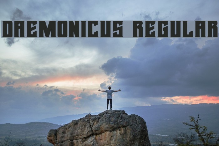 Daemonicus Regular Font examples