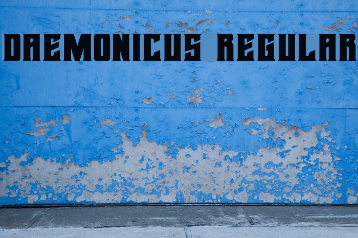 Daemonicus Regular Font examples