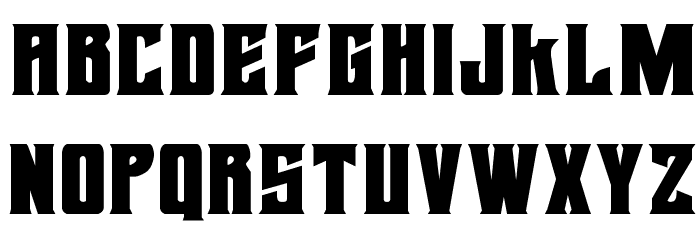 Daemonicus Regular Font LOWERCASE