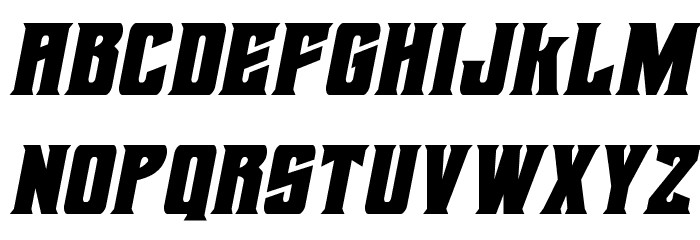 Daemonicus Semi-Italic Font LOWERCASE