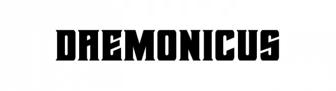 Daemonicus  تنزيل الخطوط