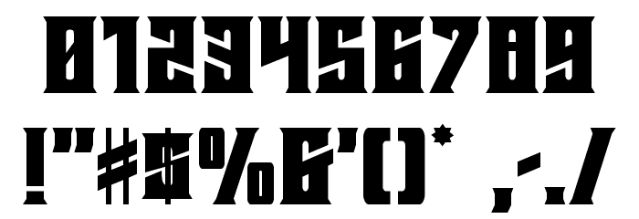 Daemonicus Font OTHER CHARS