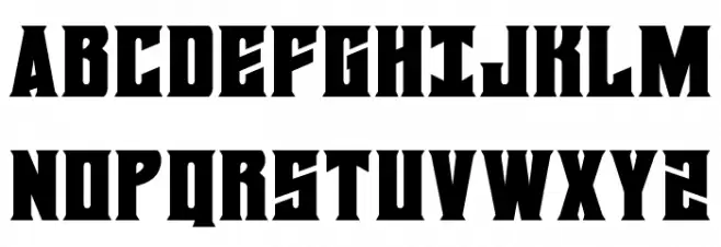 Daemonicus Schriftart Groß