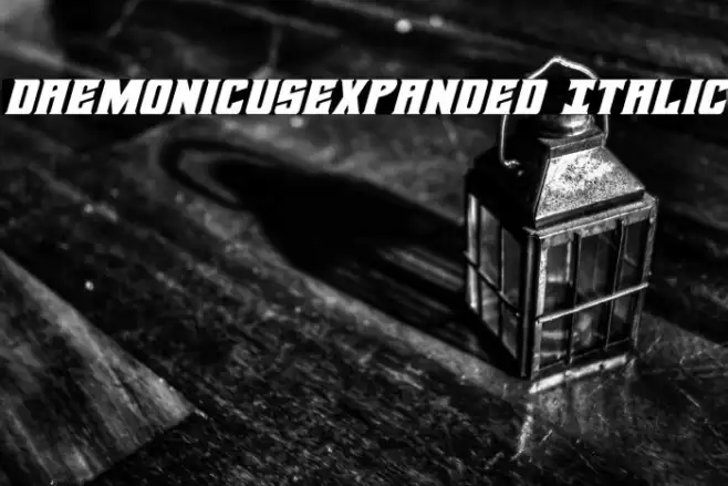 DaemonicusExpanded Italic Example 2