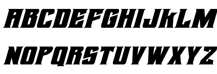 DaemonicusExpanded Italic Font LOWERCASE