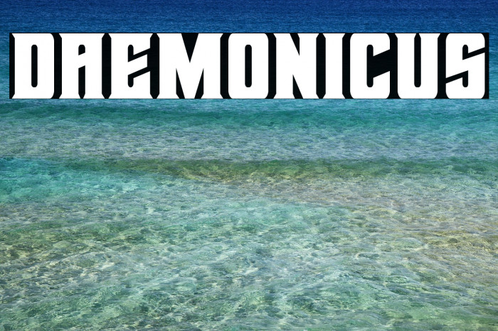 Daemonicus Font examples