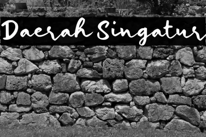 Daerah Singatur Example 3
