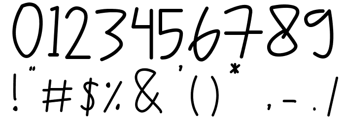 Dafania Font OTHER CHARS