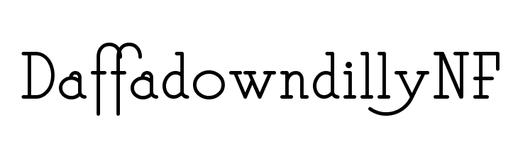 DaffadowndillyNF  Frei Schriftart Herunterladen