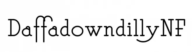 DaffadowndillyNF  baixar fontes gratis