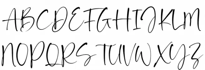 Daffodil Kingdom Font UPPERCASE