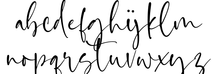 Daffodil Kingdom Font LOWERCASE